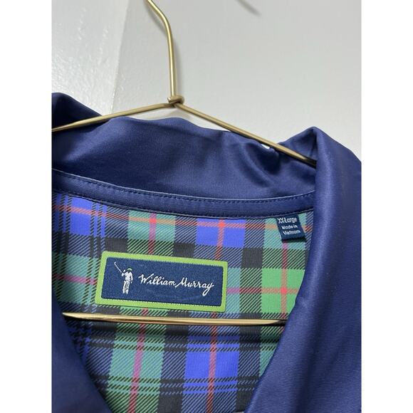 William Murray Big Earner Golf Polo Dress Size 2X Bowling Balls & Roses Blue NWT - Picture 6 of 7